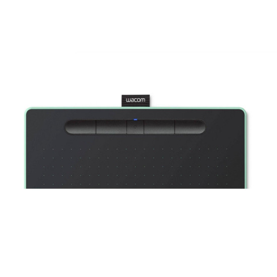 Tableta grafica Intuos M Black, cu Bluetooth, dimensiune 264x200x8.8mm, suprafata activa 216x135mm, rezolutie 2540 lpi, nivele de presiune 4096, fara multi touch, compatibilitate Windows 7, macOS X 10.11, Android 6, Chrome OS 87 sau variante mai noi Tableta grafica Intuos M Black, cu Bluetooth, dimensiune 264x200x8.8mm, suprafata activa 216x135mm, rezolutie 2540 lpi, nivele de presiune 4096, fara multi touch, compatibilitate Windows 7, macOS X 10.11, Android 6, Chrome OS 87 sau variante mai noi