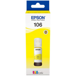 Cartus cerneala Epson 106 ECOTANK , yellow, capacitate 70ml, pentru L7160, L7180.