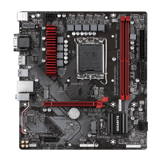 Placa de baza GIGABYTE B760M Gaming LGA1700, 2x DDR4, 1x D-Sub, 1x HDMI, 1x DisplayPort, 1x PCIe x16, 1x PCIe x1, 2x M.2, 4x SATA 6Gbps, 2.5 Gbps/1 Gbps/100 Mbps LAN, mATX Placa de baza GIGABYTE B760M Gaming LGA1700, 2x DDR4, 1x D-Sub, 1x HDMI, 1x DisplayPort, 1x PCIe x16, 1x PCIe x1, 2x M.2, 4x SATA 6Gbps, 2.5 Gbps/1 Gbps/100 Mbps LAN, mATX