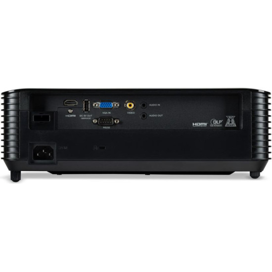 Proiector Acer X1228i, DLP 3D ready, XGA 1024* 768, up to WUXGA 1920* 1200, 4500 lumeni, 4:3/ 16:9, 20.000:1, zoom 1.1, dimensiune maxima imagine 300