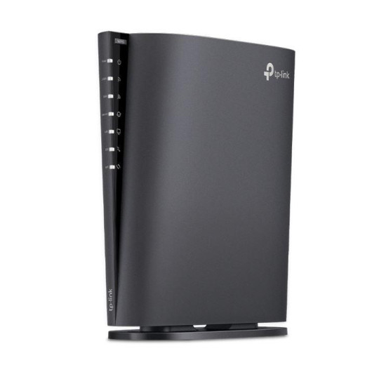 TP-LINK WIFI 6 Router Gigabit, ARCHER AX80, Dual-Band, Standarde: IEEE 802.11ax/ac/n/a 5 GHz, IEEE 802.11ax/n/b/g 2.4 GHz, viteza wireless: 5 GHz: 4804Mbps, 2.4 GHz: 1148 Mbps, 4× Antene performante Dual-Band, interfata: 1× Port WAN/LAN de 2.5 Gigabit, 1×