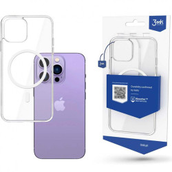3MK MagSafe Case for iPhone 14 Pro Max - Transparent plastic