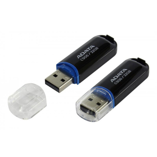 Memorie USB Flash Drive ADATA C906, 32GB, USB 2.0, negru Memorie USB Flash Drive ADATA C906, 32GB, USB 2.0, negru