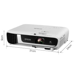 Proiector Epson EB-W51 (succesor EB-W41), 3LCD, 4000 lumeni, WXGA 1280* 800, 16:10, HD ready, 16.000:1, lampa 6.000 ore/ 12.000 ore Ecomode, dimensiune maxima imagine 320