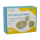 Set 3 piese silicon ,olive Set 3 piese silicon ,olive