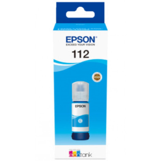 Cartus cerneala Epson 112 ECOTANK , pigment cyan, capacitate 70ml, pentru L6570.