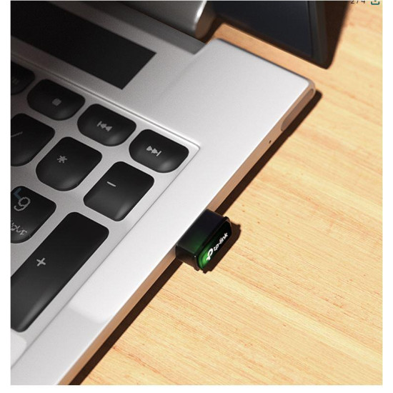 TP-link AC1300 Mini Adaptor USB Wireless MU-MIMO, ARCHER T3U Nano; USB 2.0;dimensiuni: 19.85 × 15.7 × 7.39 mm, Standarde wireless: IEEE 802.11b/g/n 2.4 GHz, IEEE 802.11a/n/ac 5 GHz, Dual-Band 2.4 GHz, 5 GHz.
