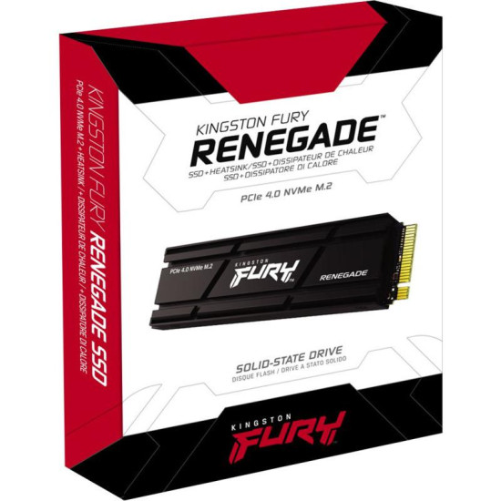 SSD Kingston SFYSK Renegade, 2TB, M2 2280, PCI Express 3.0 x4 NVMe, Heatsink SSD Kingston SFYSK Renegade, 2TB, M2 2280, PCI Express 3.0 x4 NVMe, Heatsink