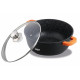 CRATITA ALUMINIU TURNAT+CAPAC,16x7.5 CM, 1.2 L, DARK LINE,COOKING BY HEINNER CRATITA ALUMINIU TURNAT+CAPAC,16x7.5 CM, 1.2 L, DARK LINE,COOKING BY HEINNER