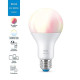 Bec LED RGB inteligent WiZ Connected Colors A67, Wi-Fi, E27, 13W (100W), 1521 lm, lumina alba si color (2700-6500K), compatibil Google Assistant/Alexa/Siri