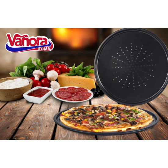 TAVA PIZZA PERFORATA 32x1 CM,VANORA HOME TAVA PIZZA PERFORATA 32x1 CM,VANORA HOME