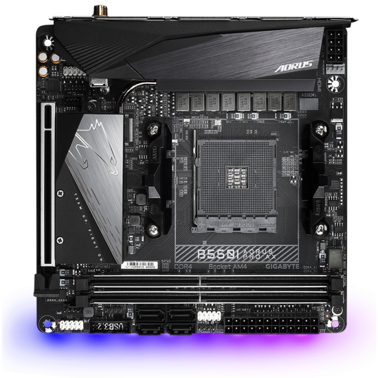 Placa de baza Gigabyte B550I AORUS PRO AX AM4