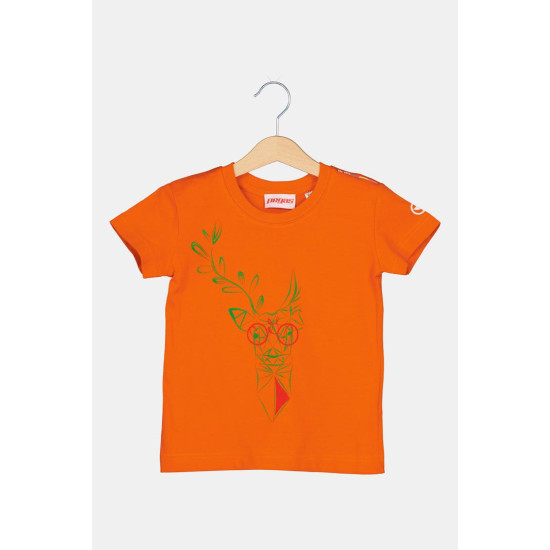 TRICOU CERB FAMILIE COPII ORANGE-6 TRICOU CERB FAMILIE COPII ORANGE-6