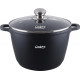 OALA ALUMINIU TURNAT+CAPAC, 28 cm x 20 cm , 10 L, DARK LINE, COOKING  BY HEINNER