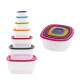 SET 7 CASEROLE PATRATE CU CAPACE,PLASTIC, VANORA HOME SET 7 CASEROLE PATRATE CU CAPACE,PLASTIC, VANORA HOME