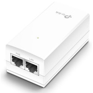 TP-Link, GB 48VDC PASSIVE POE ADAPTER, 2 x 10/100/1000Mbps RJ45 Port, auto MDI/MDIX, 1 x 100~240V / 50~60Hz AC Power Input Port.