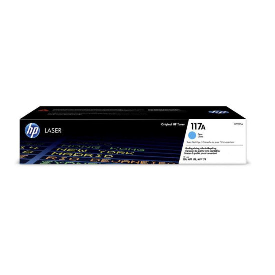 Toner HP W2071A, cyan, 700 pag, HP Color Laser 150a, HP Color Laser 150nw, HP Color Laser MFP 178nw, HP Color Laser MFP 179fnw.
