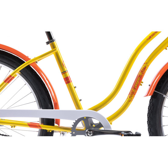 Bicicleta Oras Pegas Strada 2 Galben Pastel