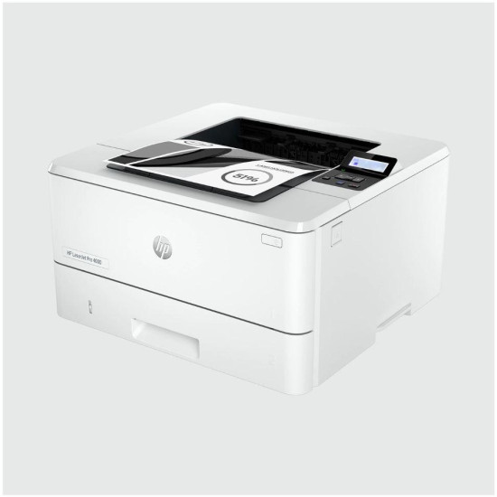 Imprimanta Laser Mono HP LaserJet PRO 4002DNE; A4, duplex, viteza printare 40ppm Rezolutie printare:1200x1200dpi, memorie 256MB, max 1.5GB, procesor 1.2 GHz, fpo 6.1 sec, limbaje HP PCL 6, HP PCL 6, HP PCL 5e, HP postscript level 3 emulation, PDF, URF, PW