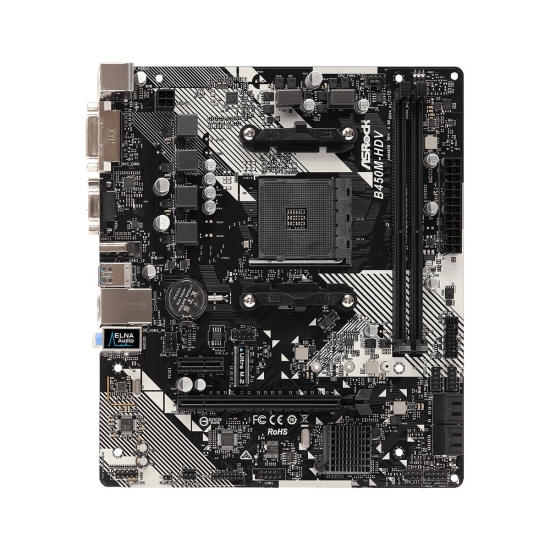 Placa de baza ASRock B450M-HDV R4.0, Socket AM4 Placa de baza ASRock B450M-HDV R4.0, Socket AM4