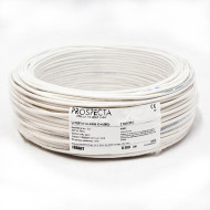 Cablu alarma 4 x 0.22 premium, cupru 100%, cod: I036IT, Li-Y(ST)Y, made in Italy, utilizare pentru sisteme de alarma, manta exterioara PVC alb, ecranare: folie de aluminiu laminata, raza de curbura 10x diametru, Peak Operating Voltage 250, Voltage Rating 