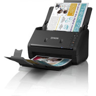 Scanner Epson WorkForce ES-500WII, dimensiune A4, tip sheetfed, Duplex, viteza scanare: 35 ppm mono si color, rezolutie optica 600 X 600dpi, senzor CIS, capacitate: 50 coli, tehnologie ReadyScan LED, Scanare catre BMP, JPEG, TIFF, multi-TIFF, PDF, searcha