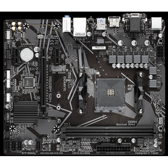 Placa de baza Gigabyte A520M S2H, Socket AM4