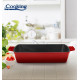 TAVA FONTA EMAILA.33x23x7 CM, RED LINE TAVA FONTA EMAILA.33x23x7 CM, RED LINE