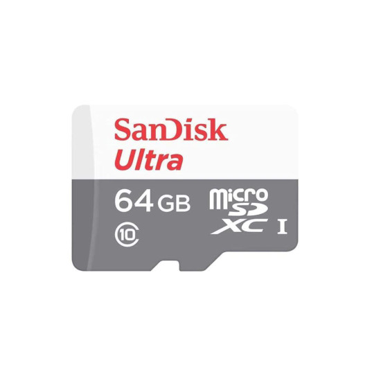 Card de Memorie SanDisk MicroSDHC, 64GB, Adaptor SD, Class 10