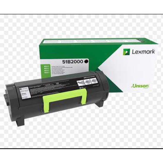 Toner Lexmark 51B2000 ,black, 2.5 k, MS317DN, MS417DN, MS517DN,MS617DN, MX317DN, MX417DN, MX517DN, MX617DN.