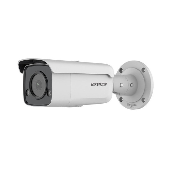 Camera supraveghere Hikvision  IP bullet DS-2CD2T87G2-L(2.8mm)C, 8MP, ColorVu - imagini color 24/7 (color si pe timp de noapte), filtrarea alarmelor false dupa corpul uman si masini, senzor: 1/1.2″ Progressive Scan CMOS, rezolutie: 3840 × 2160@25fps, ilum