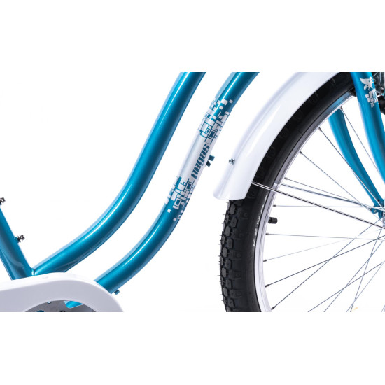 Bicicleta Oras Pegas Strada 2 Albastru Azur Bicicleta Oras Pegas Strada 2 Albastru Azur