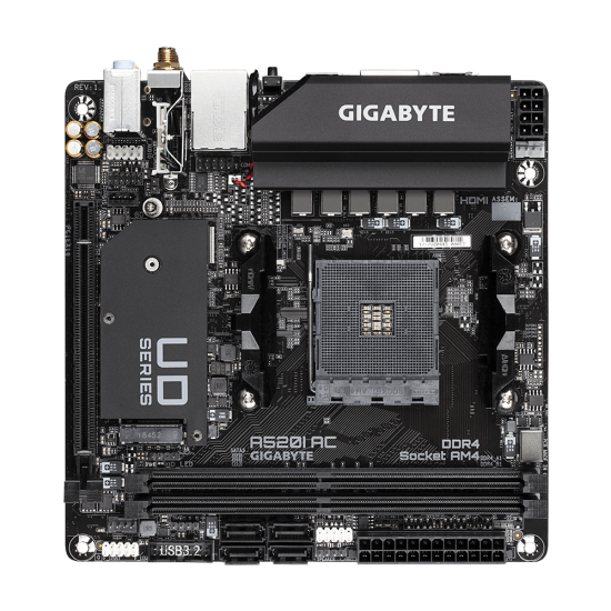 Placa de baza Gigabyte A520I AC AM4 DDR4