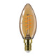 Bec LED vintage (decorativ) Philips Classic Gold Candle B35, EyeComfort, E14, 2.5W (15W), 136 lm, lumina calda (1800K), dimabil, cu filament Bec LED vintage (decorativ) Philips Classic Gold Candle B35, EyeComfort, E14, 2.5W (15W), 136 lm, lumina calda (1800K), dimabil, cu filament
