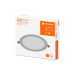 Spot LED incastrat Ledvance DOWNLIGHT SLIM ALU, 17W, 1350 lm, lumina calda (3000K), IP20, 192x23mm, aluminiu, Alb