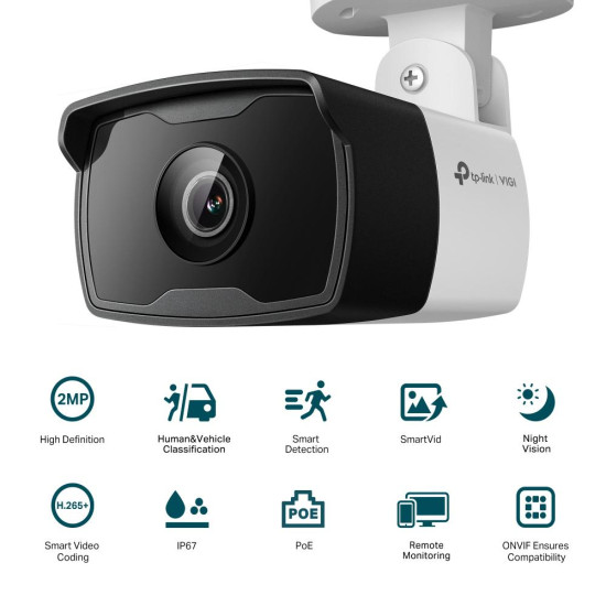 TP-LINK BULLET NTW CAMERA VIGI C320I(2.8 TP-LINK BULLET NTW CAMERA VIGI C320I(2.8