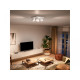 Spot LED Cvadruplu Philips Hue Buckram, Bluetooth, 4xGU10, 4x5W, 1400 lm, lumina alba (2200-6500K), IP20, 24x24x10.3cm, Metal, Alb, Intrerupator cu variator inclus Spot LED Cvadruplu Philips Hue Buckram, Bluetooth, 4xGU10, 4x5W, 1400 lm, lumina alba (2200-6500K), IP20, 24x24x10.3cm, Metal, Alb, Intrerupator cu variator inclus