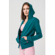 HANORAC COTON CASUAL FEMEI PETROL-M HANORAC COTON CASUAL FEMEI PETROL-M