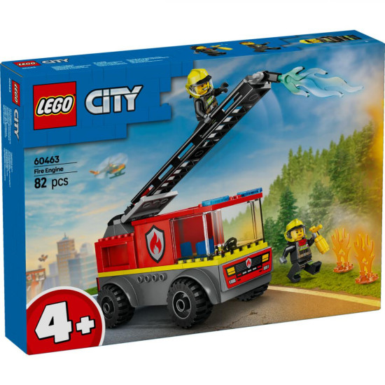 CAMION DE POMPIERI CU SCARA, LEGO 60463