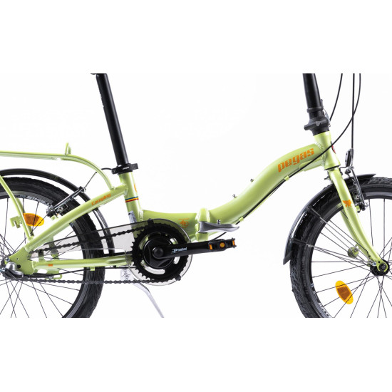 Bicicleta Pliabila Pegas Camping 3S Verde Pastel ( AL ) Bicicleta Pliabila Pegas Camping 3S Verde Pastel ( AL )